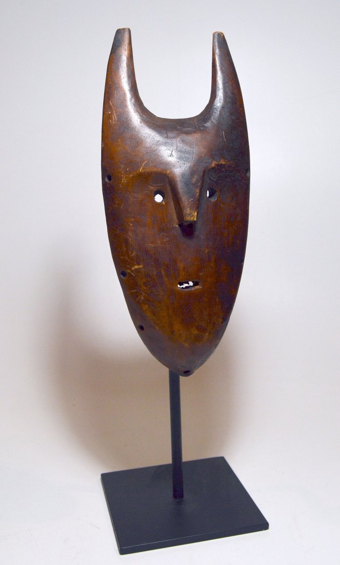 A Fine Old Lega Horned mask, African Art (1 of 8)