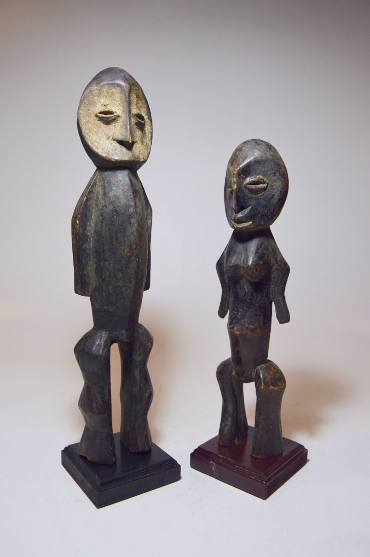 A Rare Pair of Lega Bwami Society Ancestor statues (1 of 4)