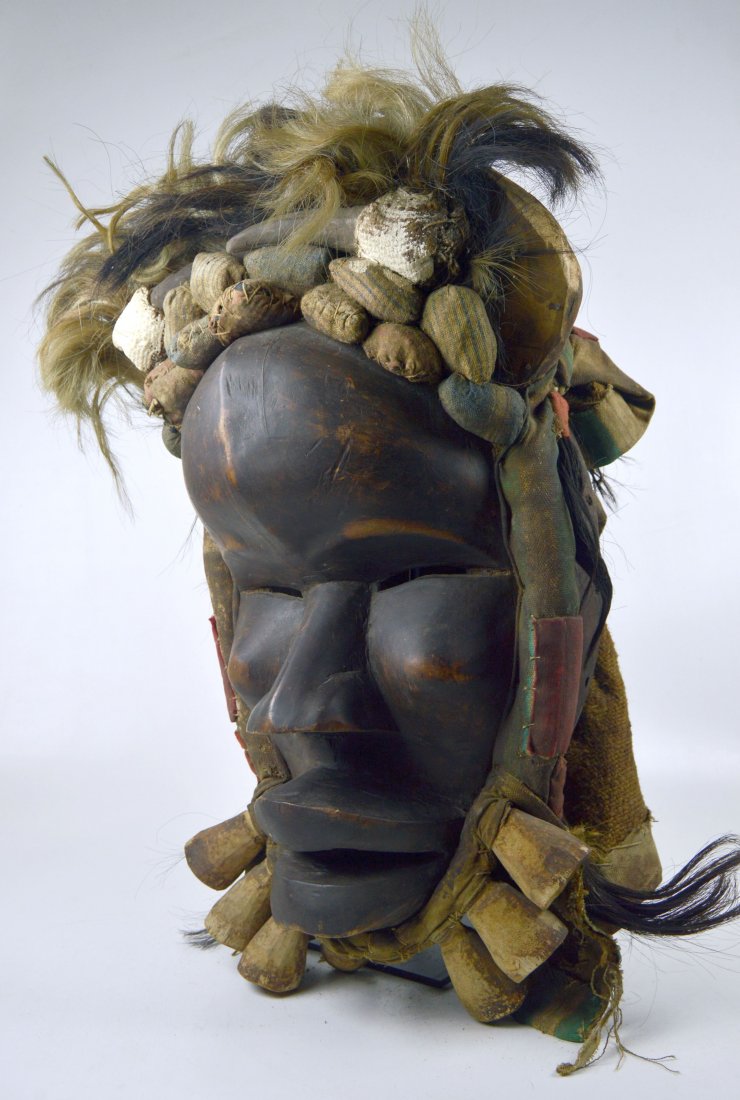 Huge carved wooden mask from the Dan peoples # 2 (1 of 5)