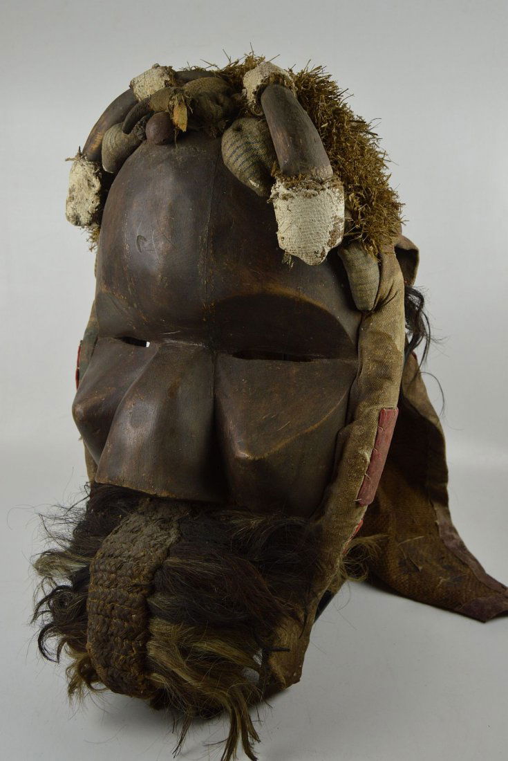 Huge carved wooden mask from the Dan peoples # 3 (1 of 6)