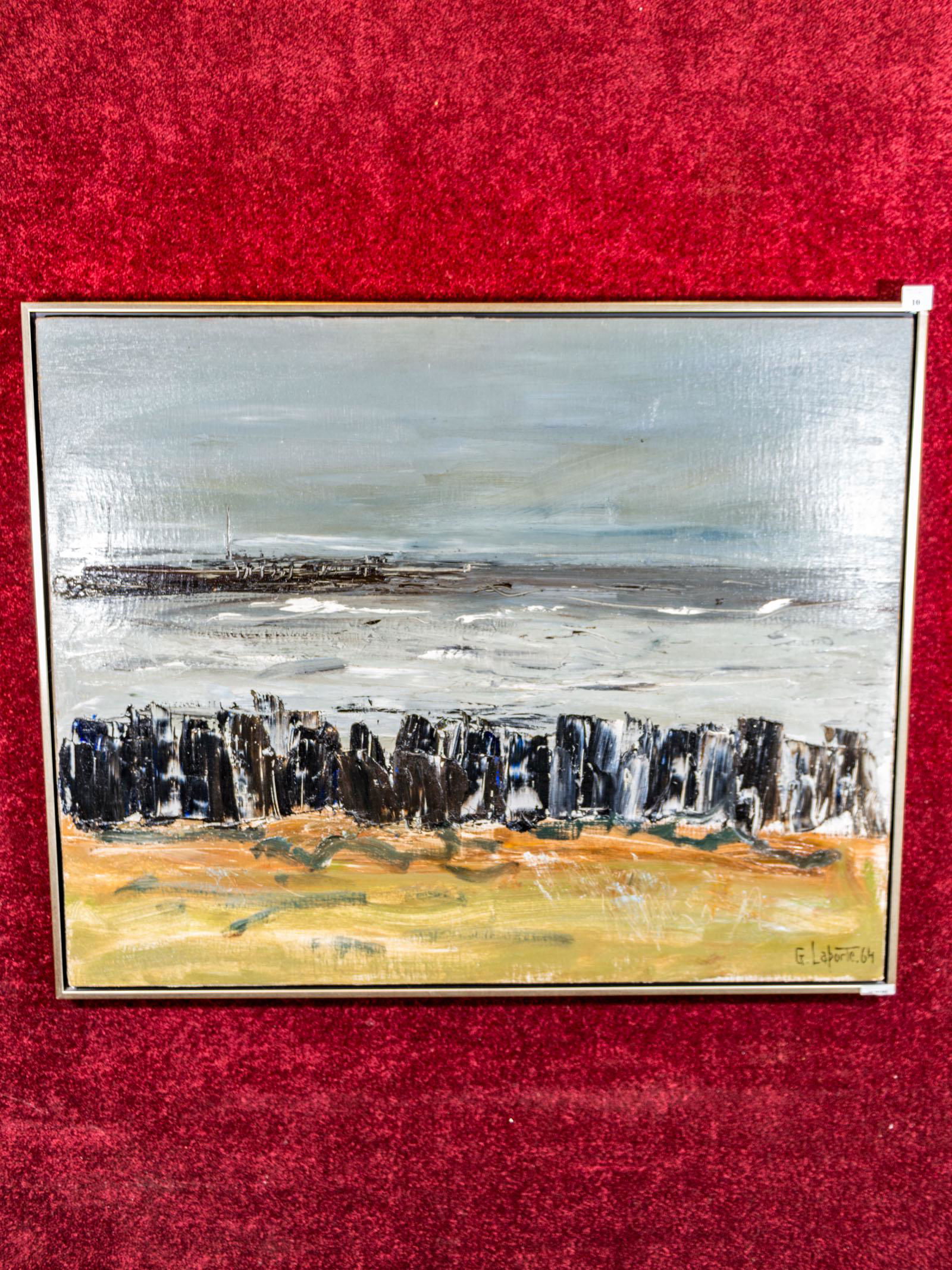 Oil on panel signed Georges Laporte (1 of 3)