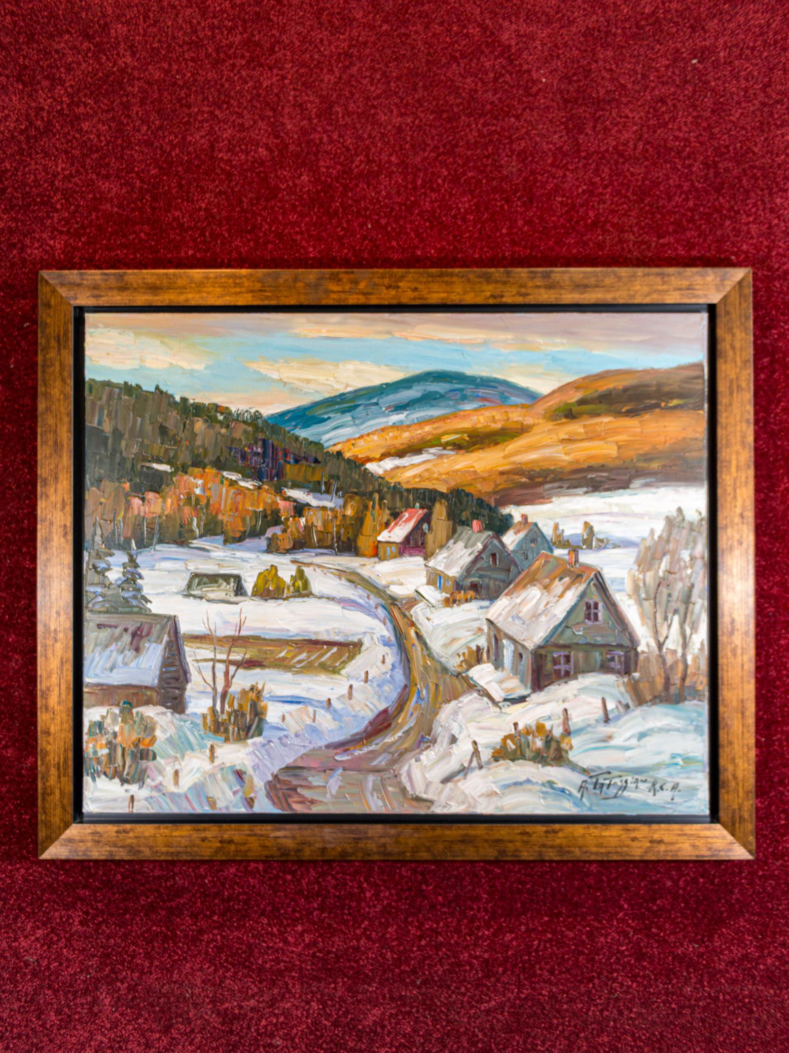 Oil on canvas signed Armand Tatossian (1 of 3)