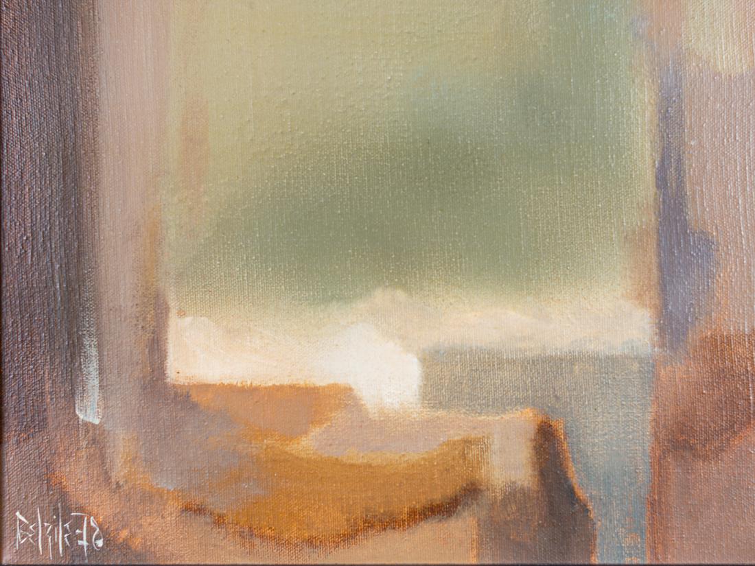 Oil on canvas/Huile sur toile signee Louis Belzile 10 X (1 of 3)