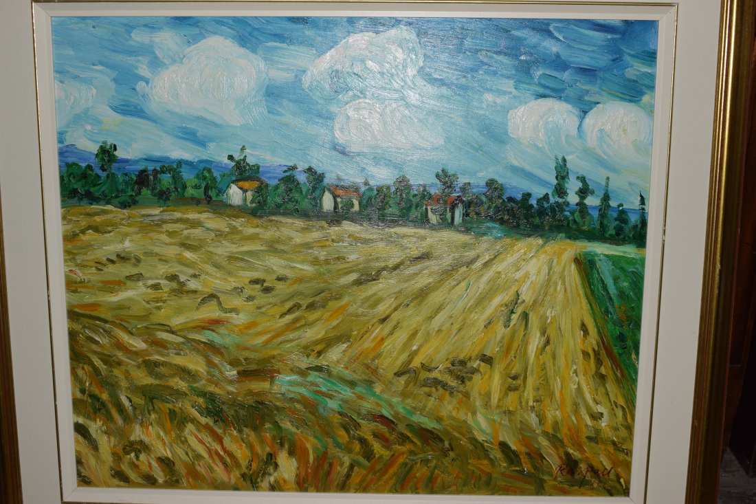 Oil on cardboard/Huile sur panneau signee 20 X 24 (1 of 2)