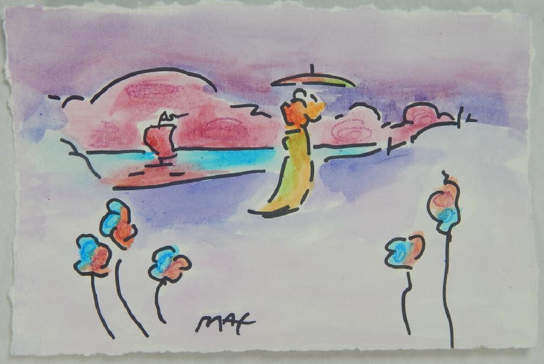 SIGNED WATERCOLOR ON PAPER (1 of 3)