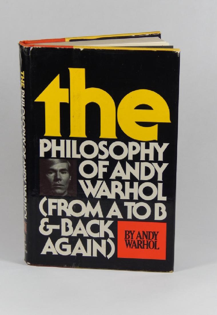 ANDY WARHOL "THE PHILOSOPHY OF ANDY WARHOL" BOOK (1 of 7)