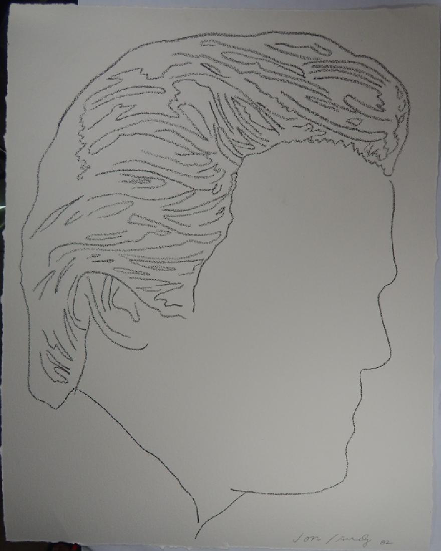 ANDY WARHOL (AMERICAN,1928-1987) DRAWING (1 of 3)