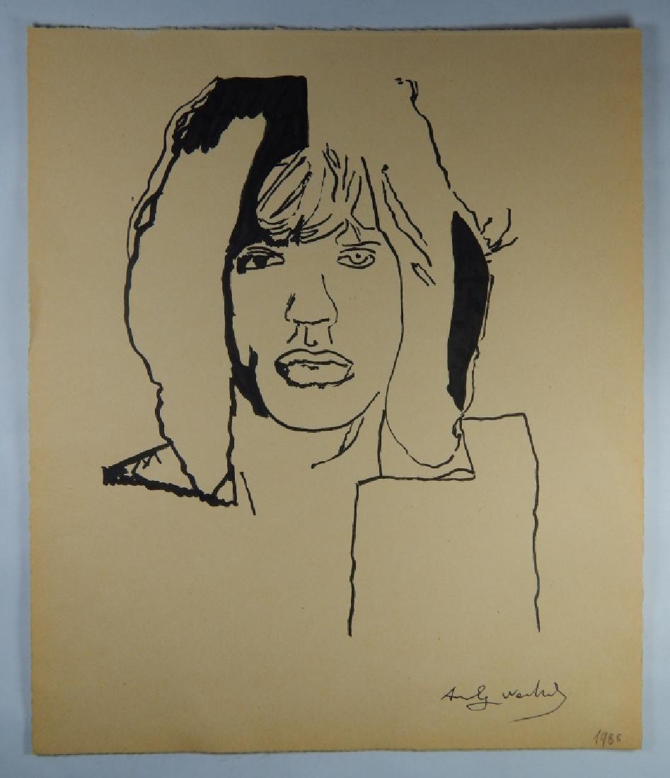 ANDY WARHOL (1928-1987)  STUDY DRAWING (1 of 4)