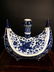 Chinese Blue and White Vase Painted with Twine Pattern