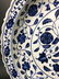Chinese Blue and White Charger Painted with Flowers - 2
