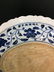 Chinese Blue and White Charger Painted with Flowers - 5