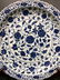Chinese Blue and White Charger Painted with Flowers - 7