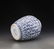 Chinese Blue and White jar Painted with Twine patterns - 4