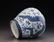 Chinese Blue and White Jar Painted with Dragon Marked - 4