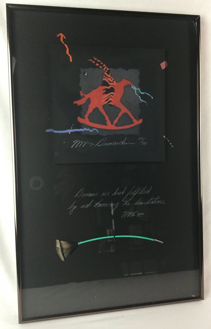 M. Bernardin Signed Lithograph (1 of 5)