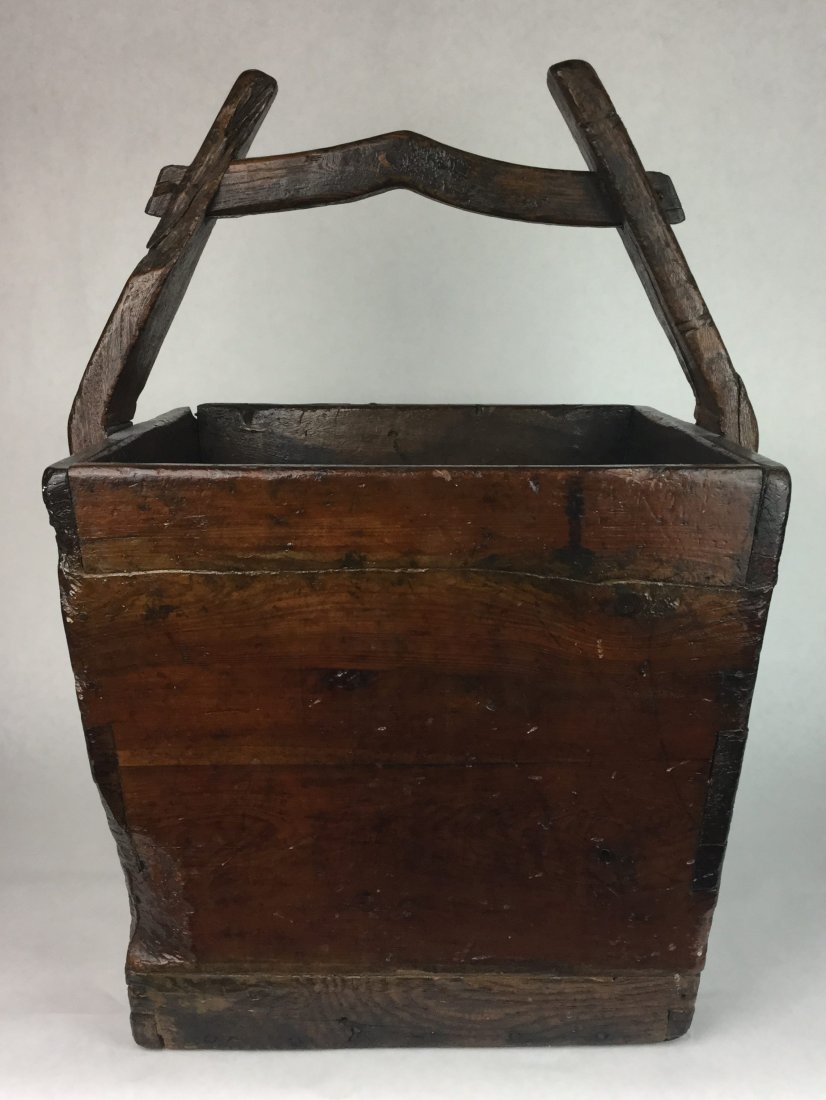 Large Primitive Basket with Handle (1 of 5)