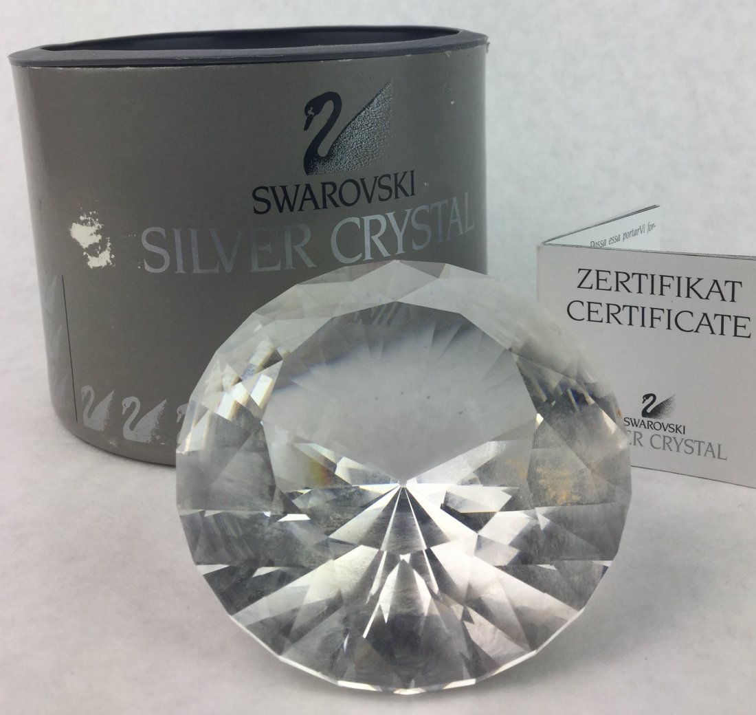 SWAROVSKI Crystal Diamond Paperweight (1 of 3)