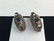 Vintage Sterling Silver & Rhinestone Earrings