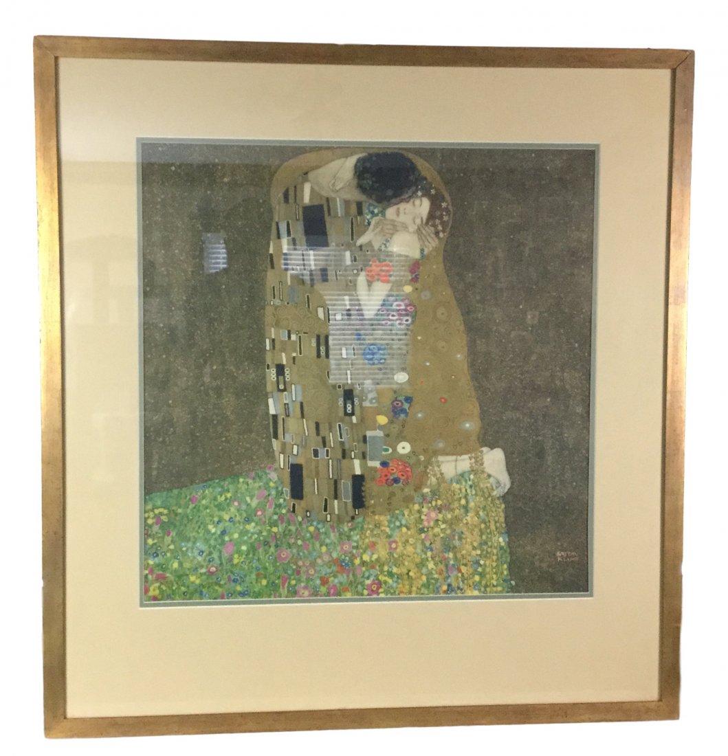 The Kiss After Gustav Klimt (1 of 1)