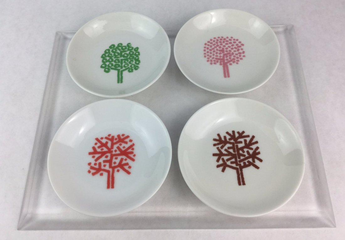 FOUR SEASON Extremly Rare Porcelain Dishes (1 of 2)