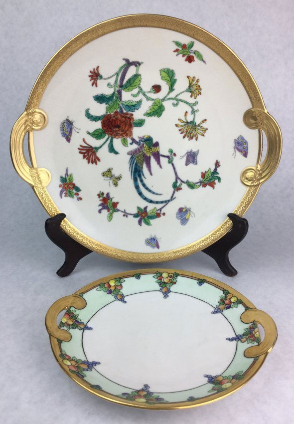 PICKARD Hand Painted Porcelain Plates (1 of 2)