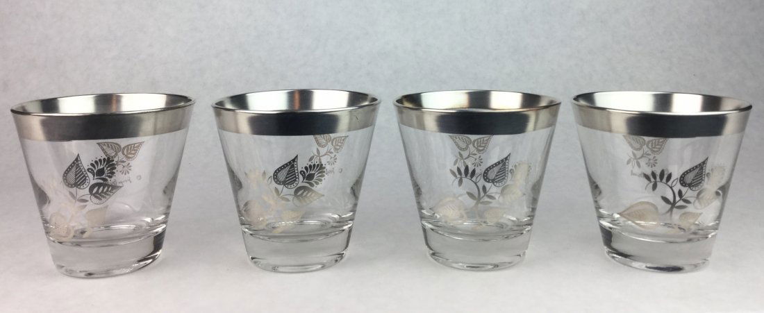 George Briard Signed Silver Lined Glasses (1 of 2)