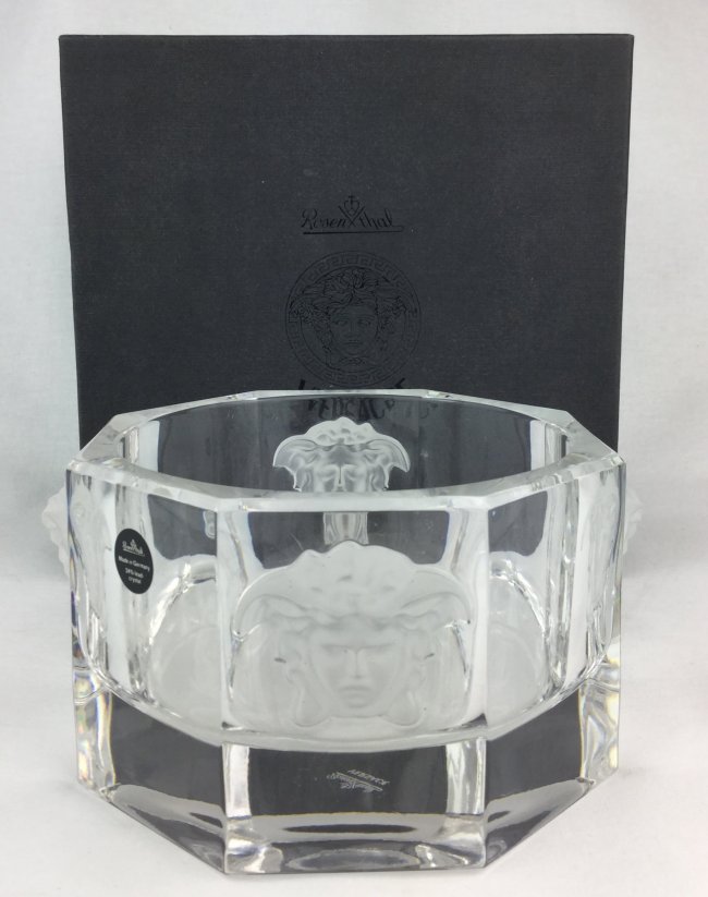 VERSACE Medusa Lumiere Crystal Bottle Coaster (1 of 2)