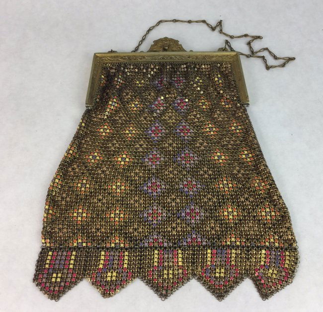 WHITING & DAVIS Vintage Colored Mesh Purse (1 of 1)