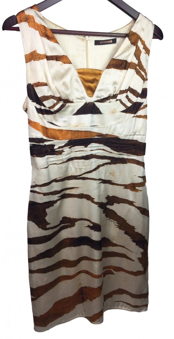 ROBERTO CAVALLI Sleeveless Dress size 44: Gorgeous sleeveless dress by Roberto Cavalli. Made in Italy. Size 44.