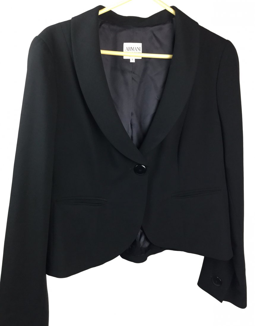 ARMANI Black Blazer (1 of 1)