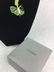 LALIQUE Crystal Green Butterfly Necklace with Box. - 2