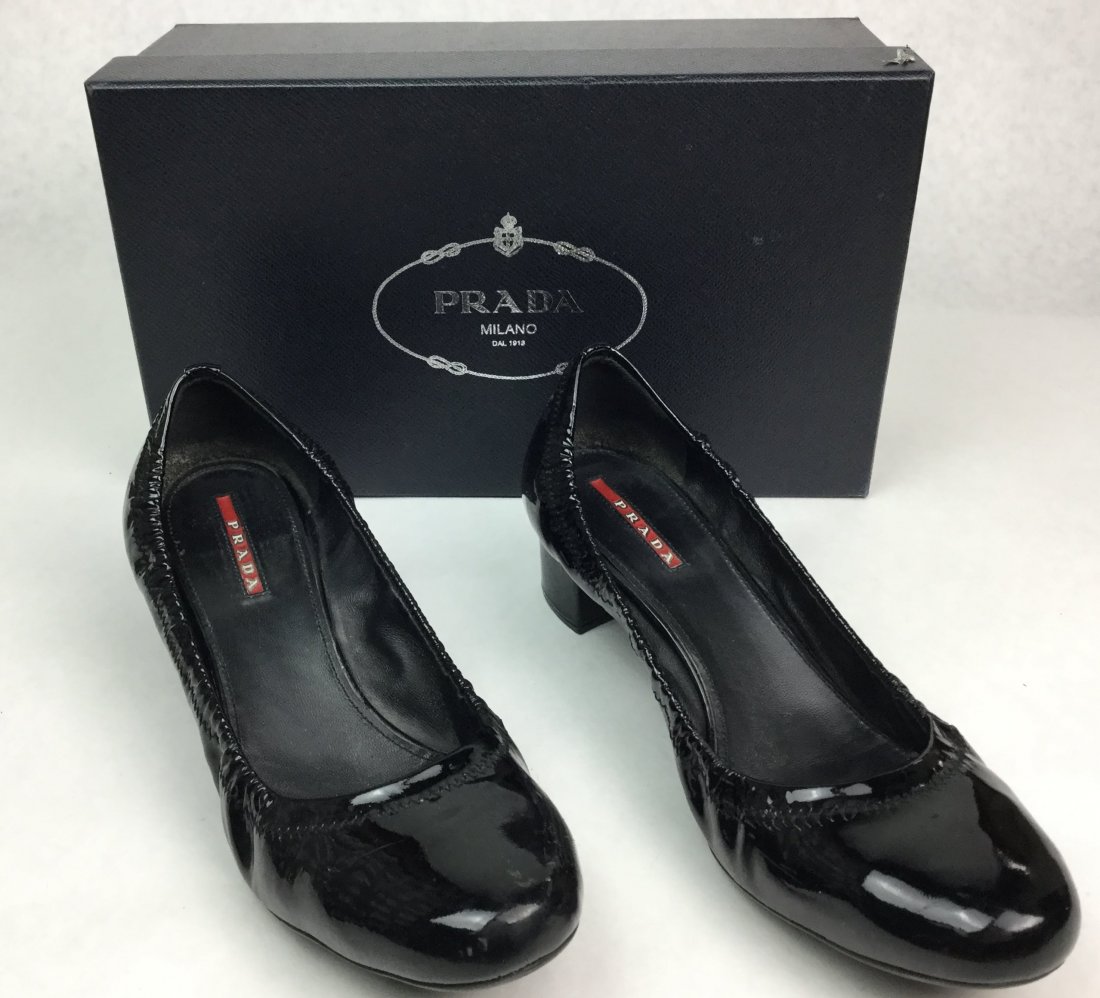 prada calzature donna vernice