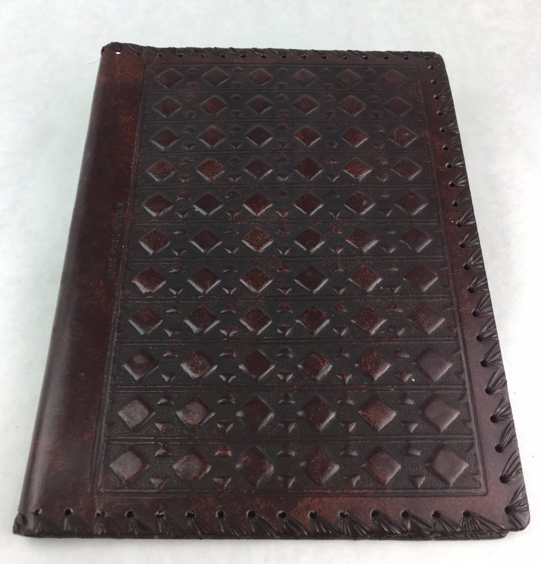Antique Leather Folio Made in ITALY (1 of 3)