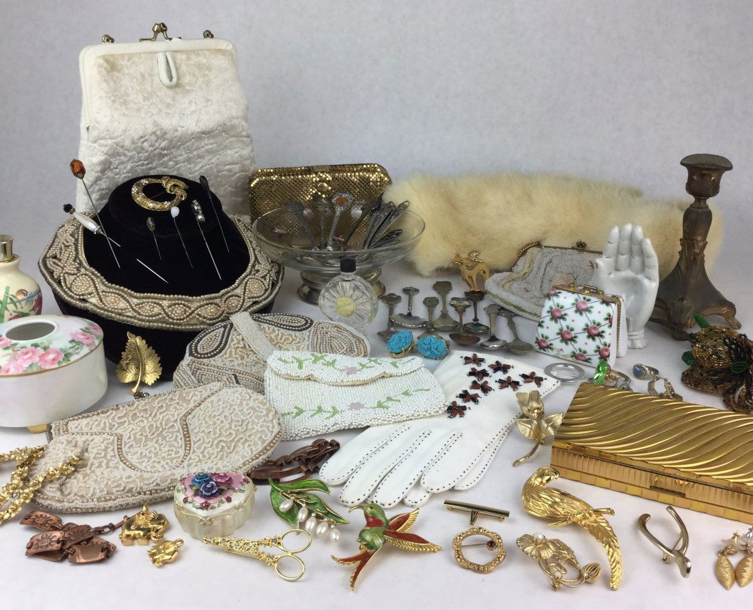 Vintage Estate Evening Apparel & Jewelry Grouping (1 of 4)