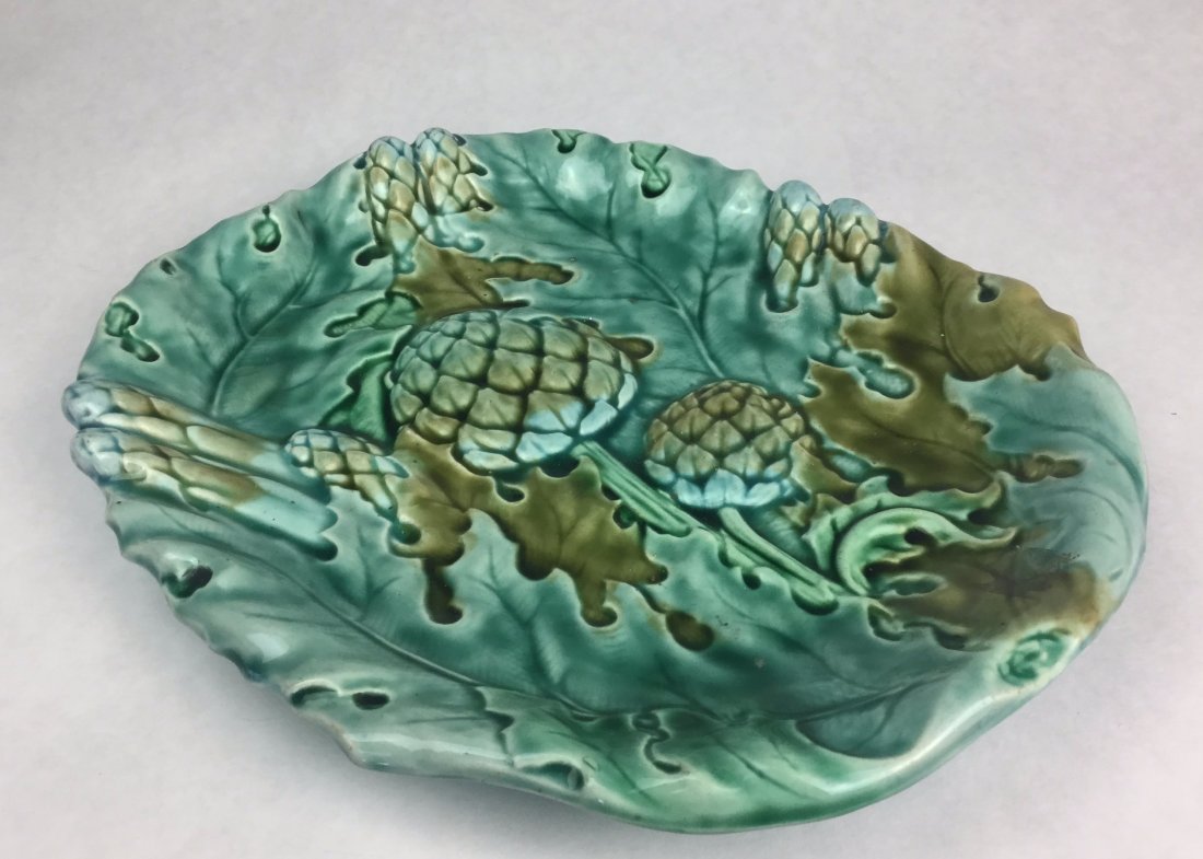Luneville Antique Porcelain Serving Dish (1 of 2)