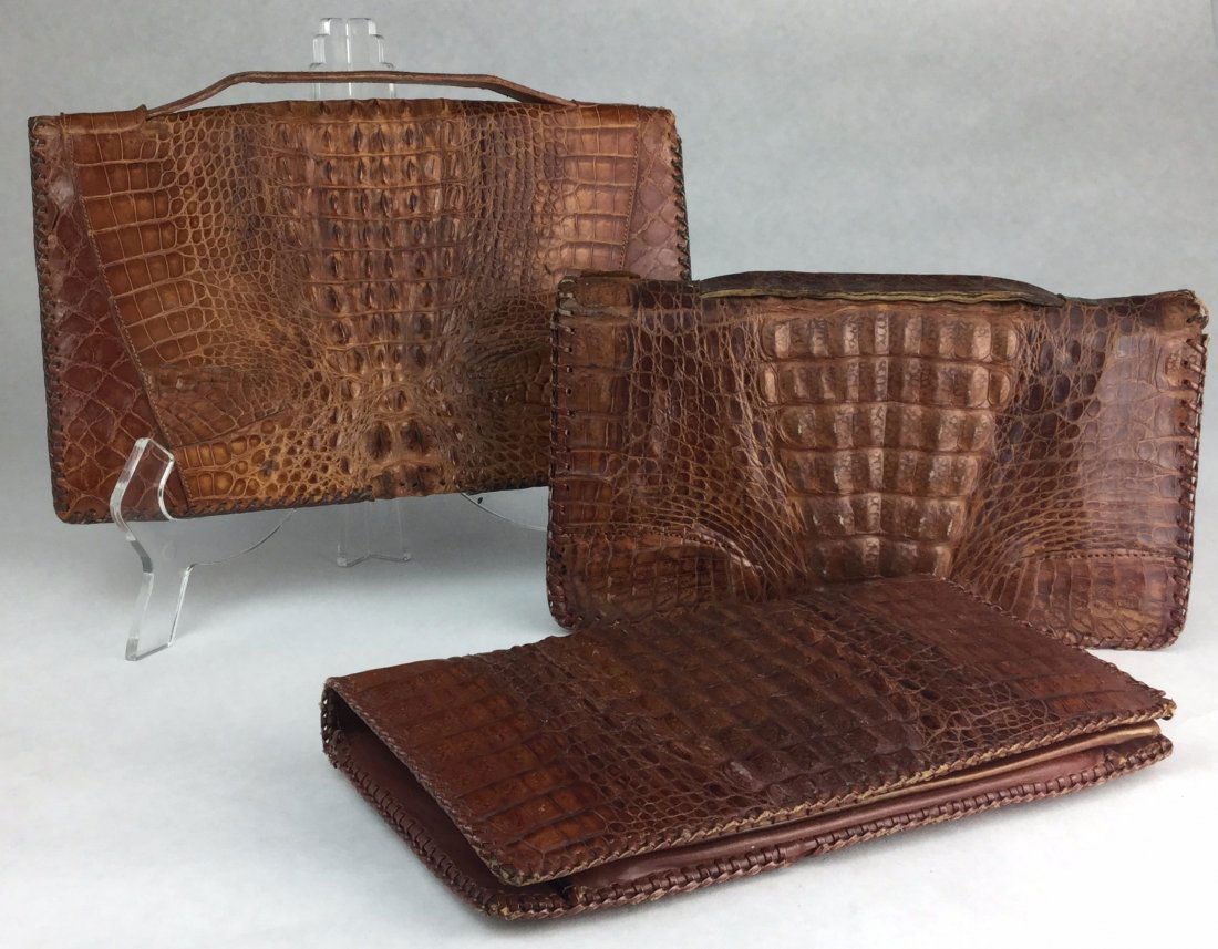 Alligator Bag / Purse Grouping (1 of 1)