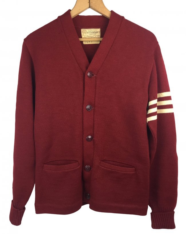 Vintage Letterman's Sweater " ALVIN BUSH" (1 of 2)