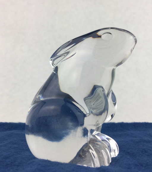 Baccarat Crystal Bunny Rabbit Figurine