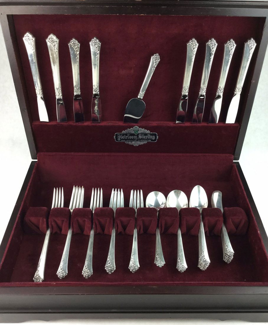 Heirloom STERLING SILVER Flatware Set