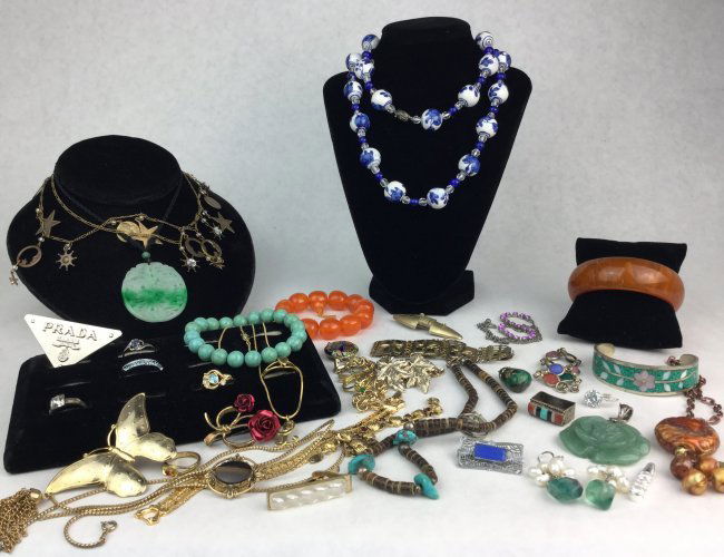 Estate Jewelry Grouping with 925 Sterling Silver (1 of 3)