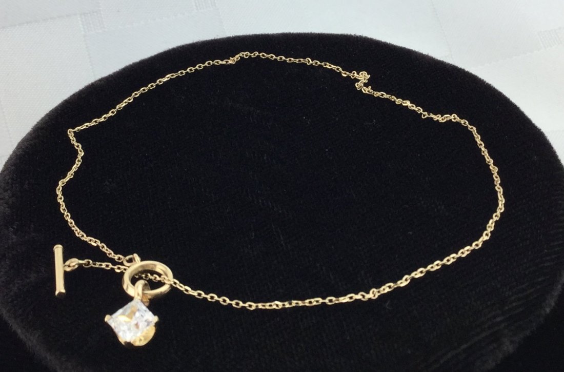 14kt Gold Anklet (1 of 1)