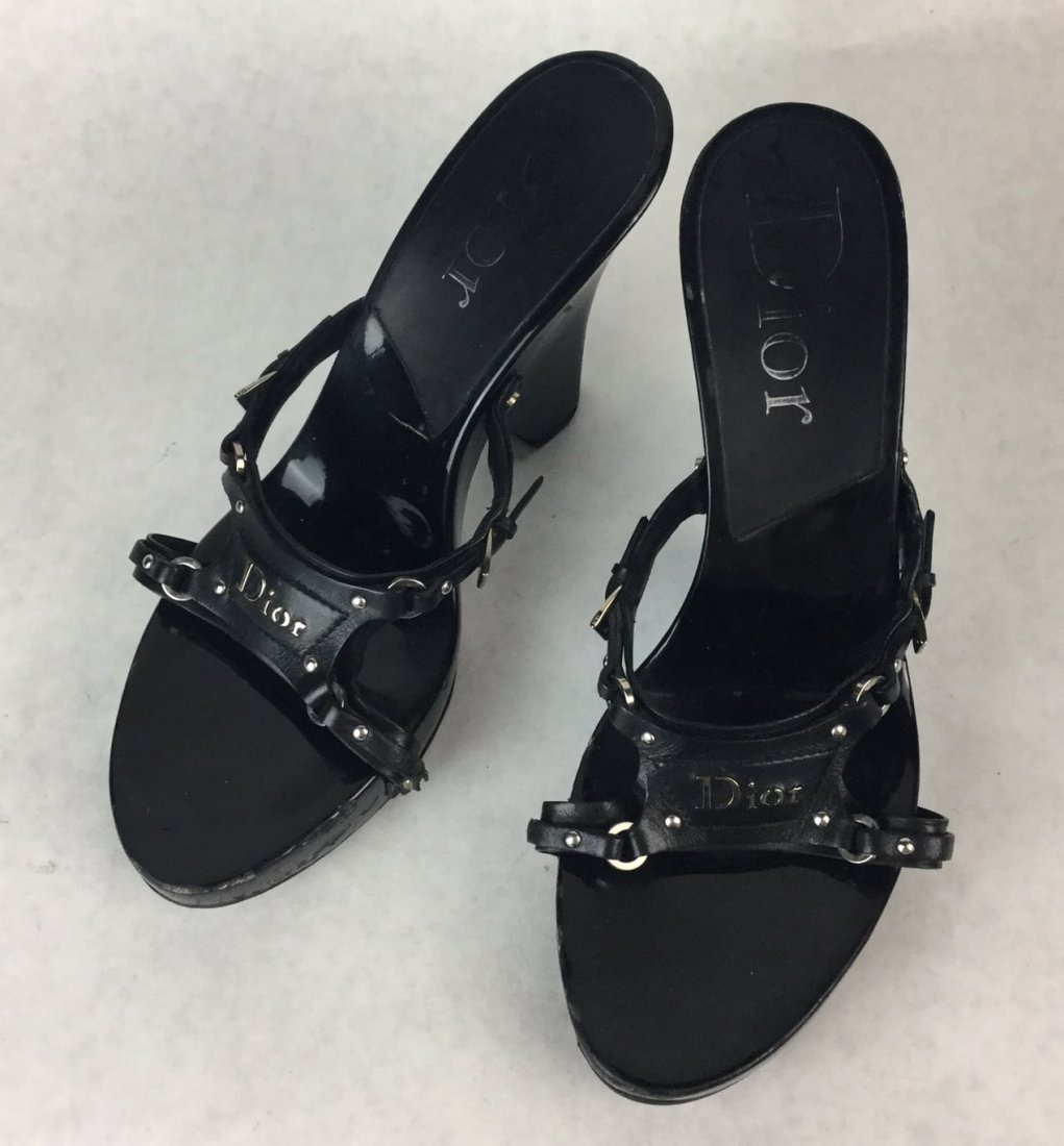 CHRISTIAN DIOR Black Shoes (1 of 1)