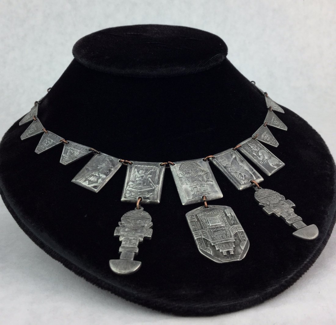 Vintage 900 Silver Necklace (1 of 4)