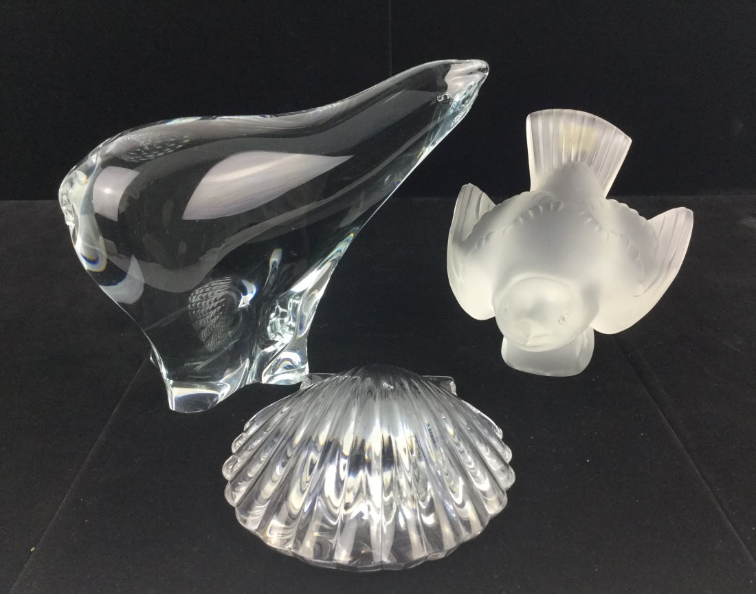 3 Assorted Designer Glass Lot (1 of 2)