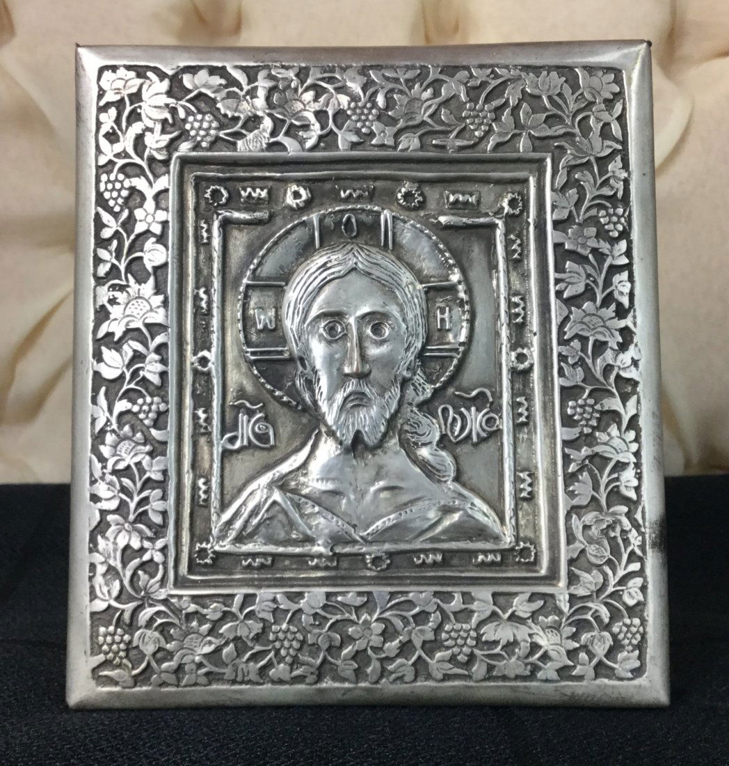 Silver Greek Orthodox Icon (1 of 2)