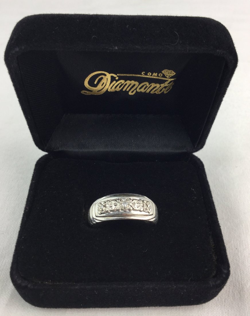 14KT White Gold Ring with Diamonds (1 of 2)