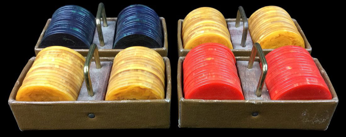 Vintage Bakelite Poker Chip Collection (1 of 2)