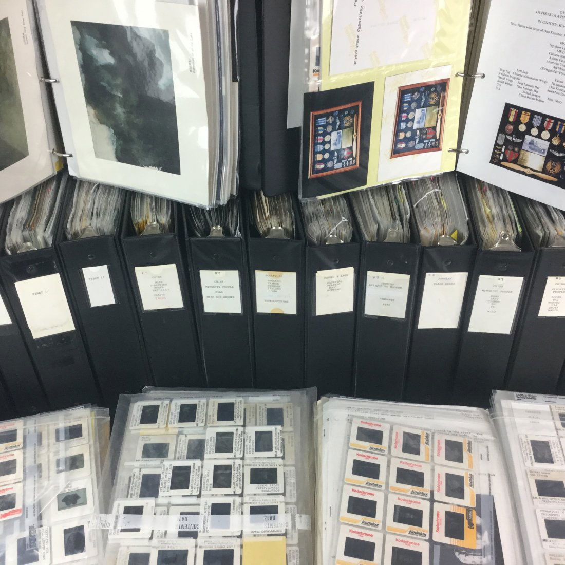 Famed Antique Collector Peggy Kerstner's Cataloging (1 of 7)