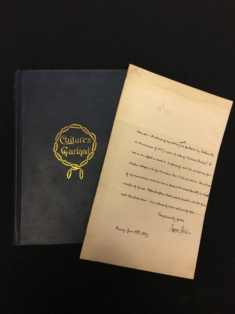 "Culture's Garden," with Handwritten Letter from Field (1 of 6)