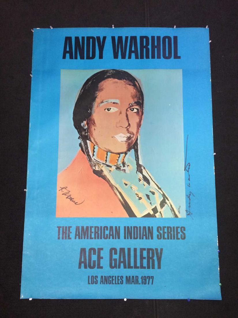 Andy Warhol Original Poster / Lithograph -- Signed (1 of 8)